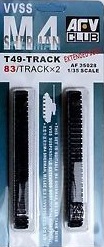 Afv Club - M4 T49 TRACKS (83 LINKS/SOFT RUBBER) Afv Club - M4 T49 TRACKS (83 LINKS/SOFT RUBBER)